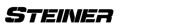 Steiner font preview